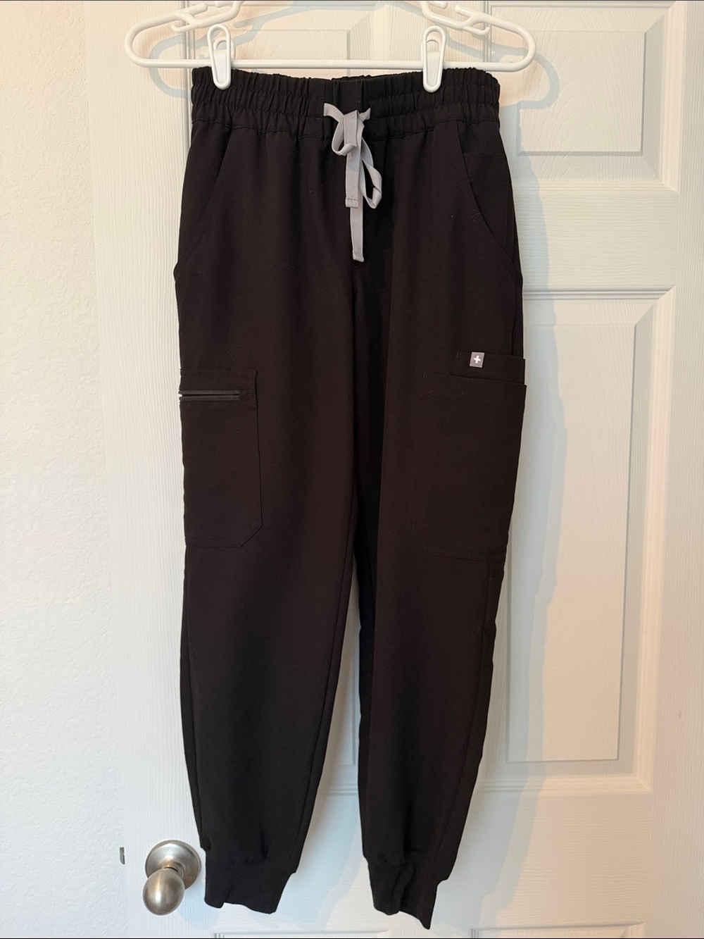 Figs Black Jogger Scrub Pants